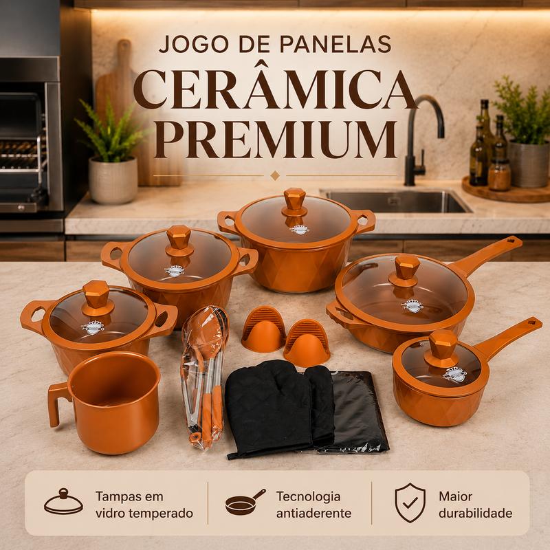 Monaco Platinum - Conjunto Cobre com detalhes